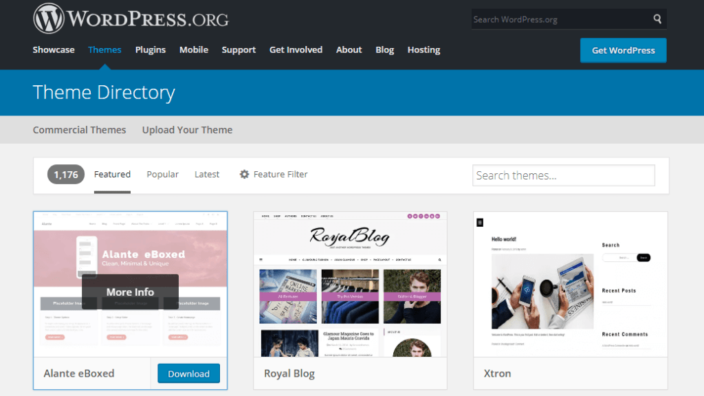 Downloading theme for WordPress theme directory Downloading theme for WordPress theme directory
