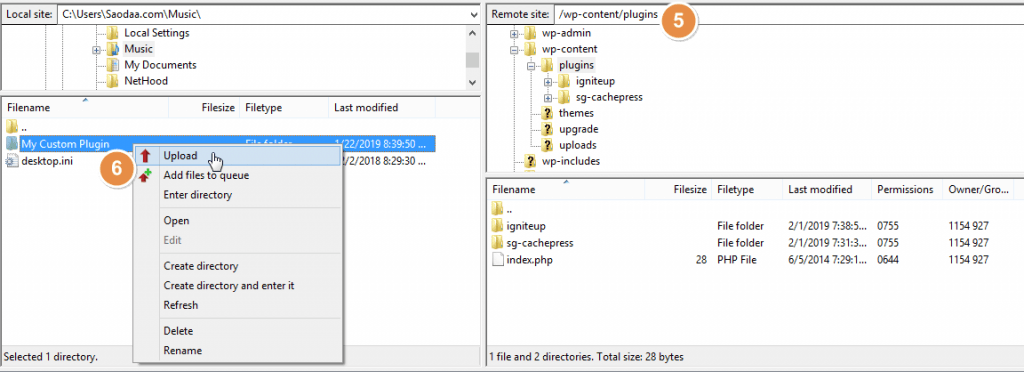 Uploading WordPress Plugin using FTP Uploading WordPress Plugin using FTP