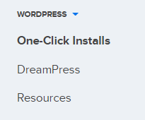 Dreamhost WordPress Oneclick Install Dreamhost WordPress Oneclick Install