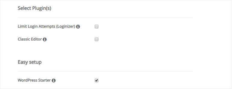 Softaculous Installer options Softaculous Installer options
