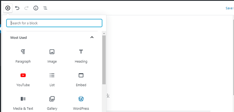 WP Post Add New Block WP Post Add New Block