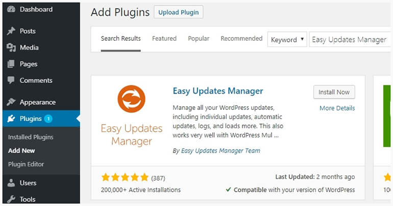 Easy Updates Manager To Update WordPress using Plugin Easy Updates Manager To Update WordPress using Plugin