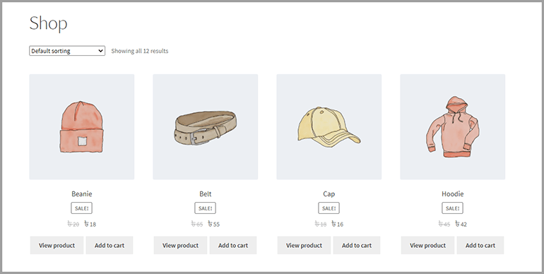 View Product before Add to Cart