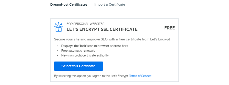 dreamhost ssl dreamhost ssl