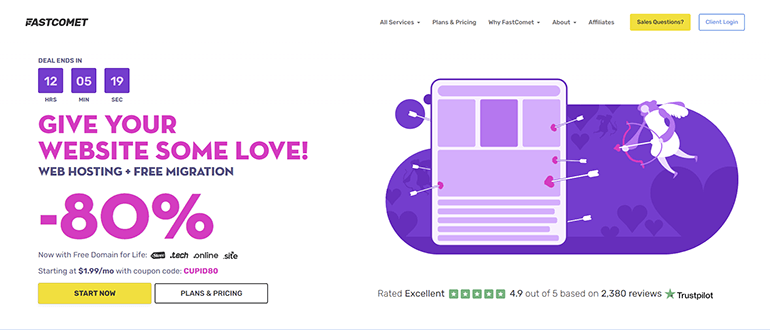 fastcomet homepage fastcomet homepage