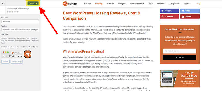 wordpress website publish wordpress website publish