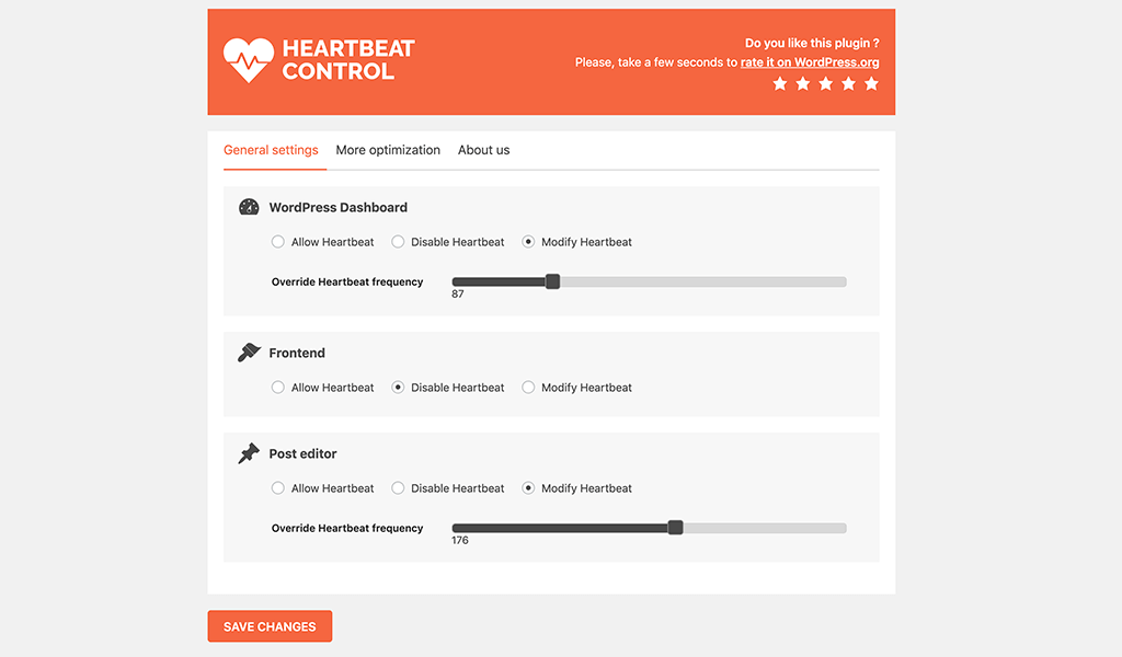 How to Disable or Limit WordPress Heartbeat API using WPRocket How to Disable or Limit WordPress Heartbeat API using WPRocket