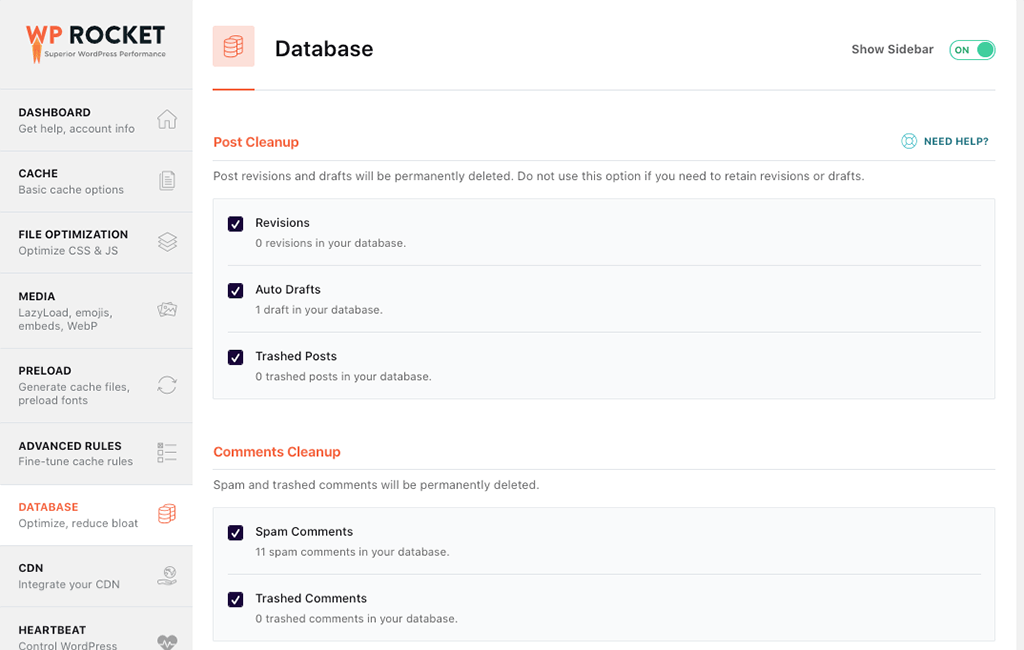WP Rocket Database WP-Rocket-Database